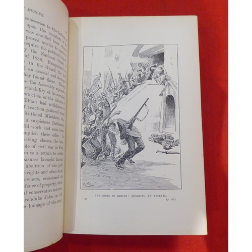 148 - Books: 'A History of Modern Europe' by CA Fyffe  1891, in three volumes