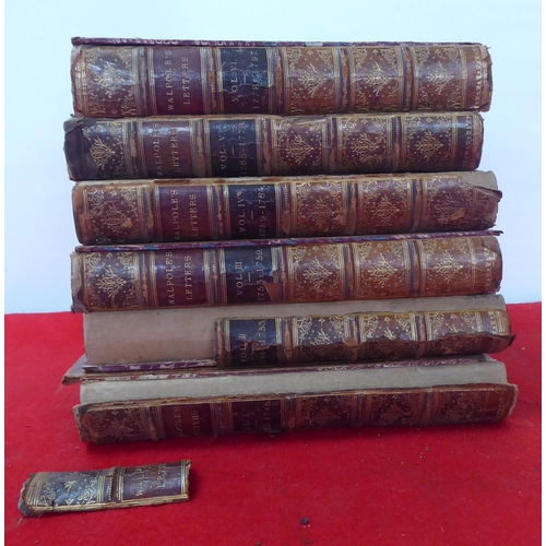 149 - Books: 'The Letters of Horace Walpole, Earl of Oxford 1735-1745'  printed in 1840, in six volumes