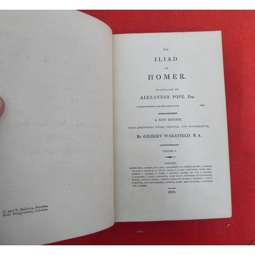 154 - Books, poetical works: to include 'Poetical Translations'  circa 1810, in three volumes; and contemp... 