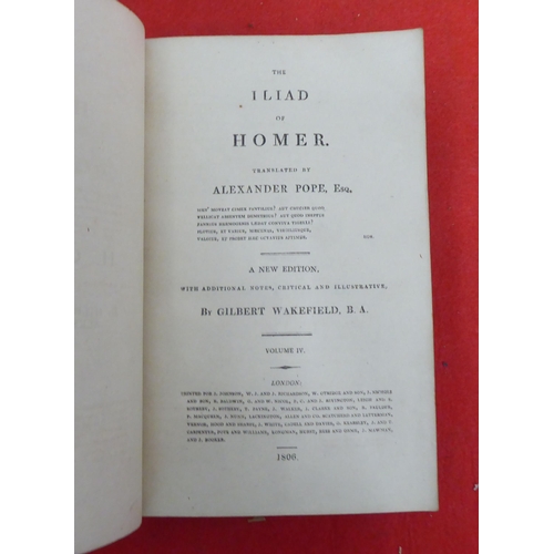 154 - Books, poetical works: to include 'Poetical Translations'  circa 1810, in three volumes; and contemp... 