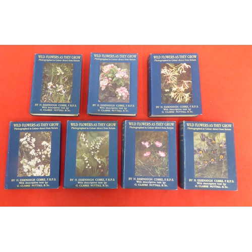 158 - Books: 'Wild Flowers as they Grow' with descriptive text by G Clarke Nuttall  Sixth Series  1914, in... 