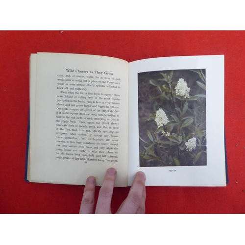 158 - Books: 'Wild Flowers as they Grow' with descriptive text by G Clarke Nuttall  Sixth Series  1914, in... 