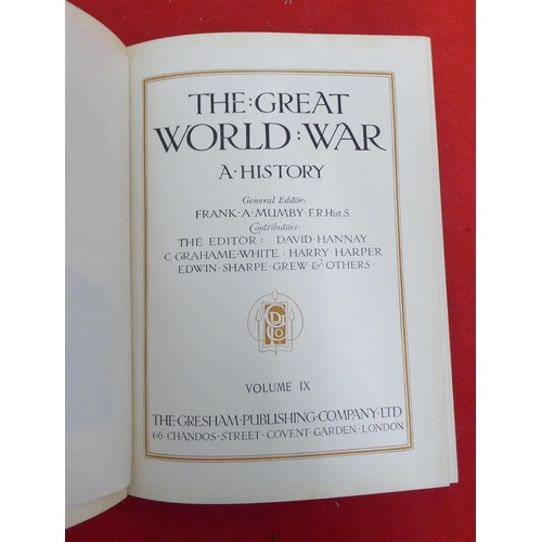 159 - Books: 'The Great World War' in nine volumes