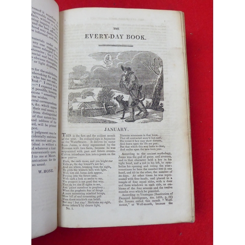 160 - Books: 'The Every Day Book of Popular Amusements' by William Hone  1827, in two volumes