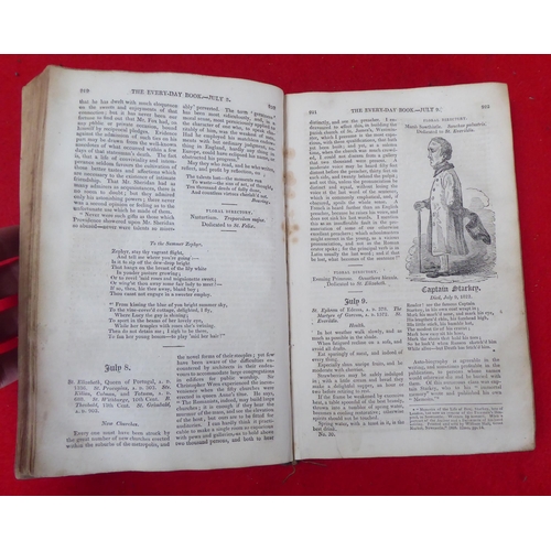 160 - Books: 'The Every Day Book of Popular Amusements' by William Hone  1827, in two volumes