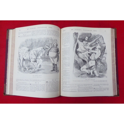 173 - Books: 'Mr Punch's Victorian era'  1887, in three volumes