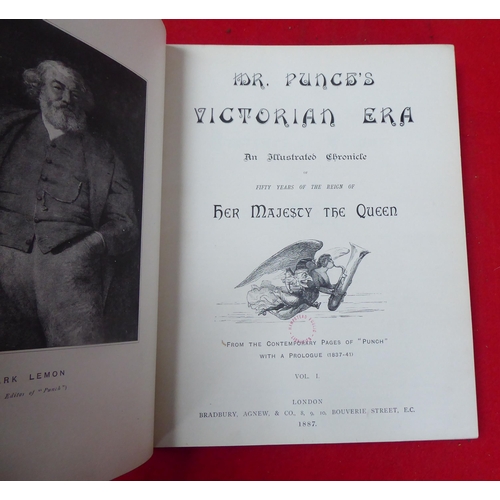 173 - Books: 'Mr Punch's Victorian era'  1887, in three volumes