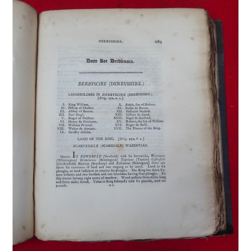 175 - Book: 'Domesclai' by Rev William Bawden  1809, in one volume