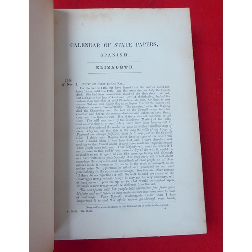 181 - Books: 'Calendar of Letters and State Papers relating to English Affairs from 1558-1567' published i... 