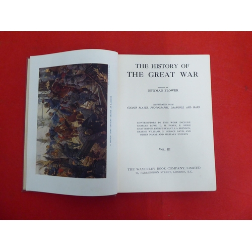 185 - Books: 'The History of the Great War' Edited by Newman Flower, published by the Waverley Book Compan... 