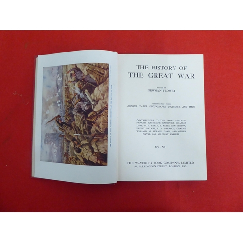 185 - Books: 'The History of the Great War' Edited by Newman Flower, published by the Waverley Book Compan... 