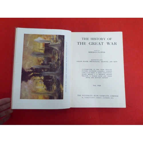 185 - Books: 'The History of the Great War' Edited by Newman Flower, published by the Waverley Book Compan... 