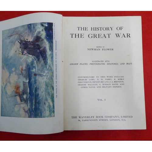 185 - Books: 'The History of the Great War' Edited by Newman Flower, published by the Waverley Book Compan... 