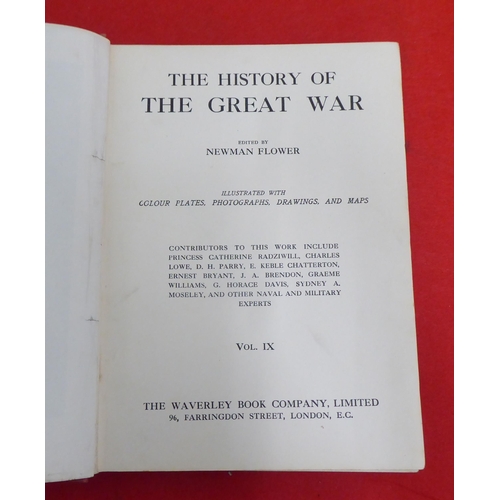 185 - Books: 'The History of the Great War' Edited by Newman Flower, published by the Waverley Book Compan... 