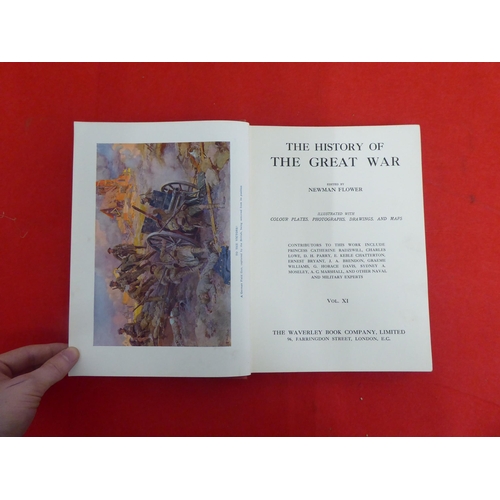 185 - Books: 'The History of the Great War' Edited by Newman Flower, published by the Waverley Book Compan... 