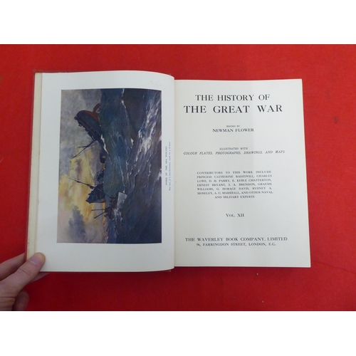 185 - Books: 'The History of the Great War' Edited by Newman Flower, published by the Waverley Book Compan... 