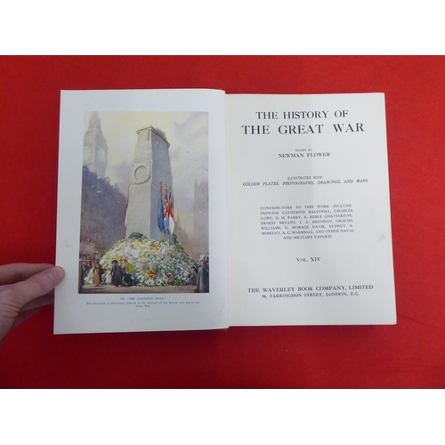 185 - Books: 'The History of the Great War' Edited by Newman Flower, published by the Waverley Book Compan... 