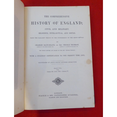 188 - Books: 'The Comprehensive History of England, Civil, Military, Religious, intellectual and Social' b... 