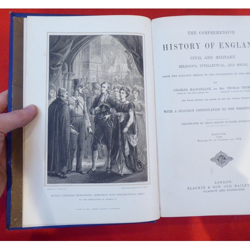 188 - Books: 'The Comprehensive History of England, Civil, Military, Religious, intellectual and Social' b... 