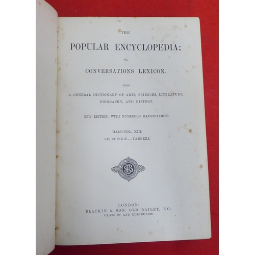 189 - Books: 'Popular Encyclopaedia'  New Edition, in fourteen volumes