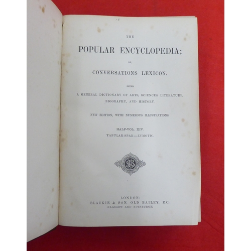 189 - Books: 'Popular Encyclopaedia'  New Edition, in fourteen volumes