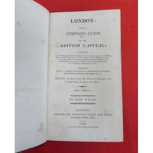 192 - Books, London themed and period literature: to include works by John Wallis  1814