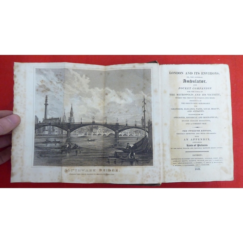 192 - Books, London themed and period literature: to include works by John Wallis  1814