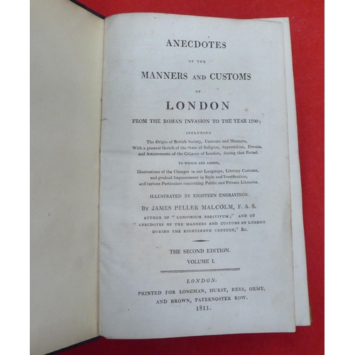 192 - Books, London themed and period literature: to include works by John Wallis  1814