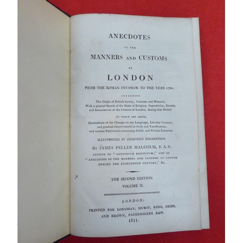 192 - Books, London themed and period literature: to include works by John Wallis  1814