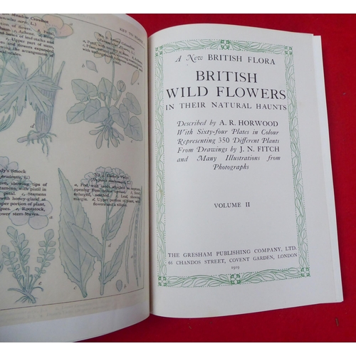 197 - Books: 'British Flowers in their Natural Haunts' 1919, incomplete in six volumes