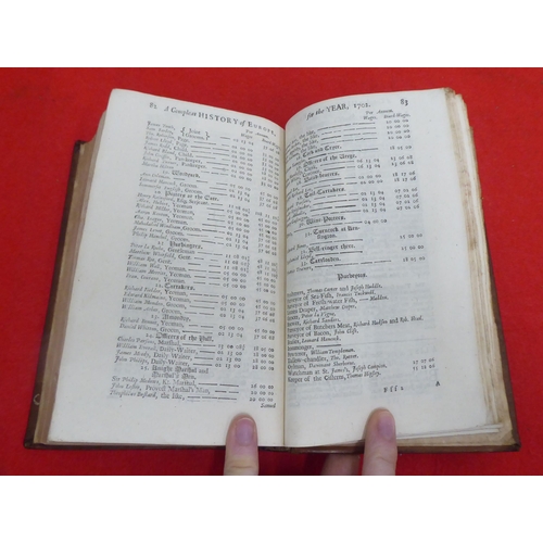 199 - Book: 'A Complete History of Europe'  1702, in one volume