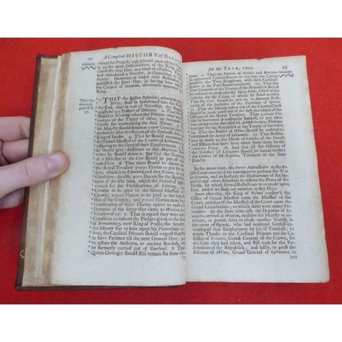 199 - Book: 'A Complete History of Europe'  1702, in one volume