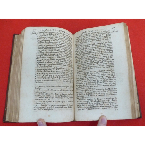 199 - Book: 'A Complete History of Europe'  1702, in one volume