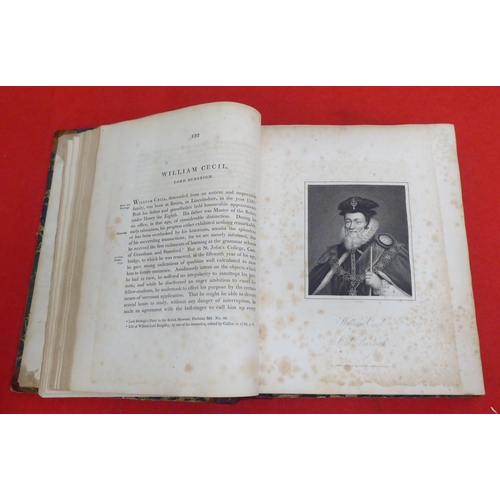 201 - Book: 'Lives of British Statesmen' by John MacDiarmid, printed by T Bensley  1807, in one volume