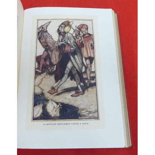 205 - Book: 'Gulliver's Travels' by Jonathan Swift with printed illustrations by Arthur Rackham  1909