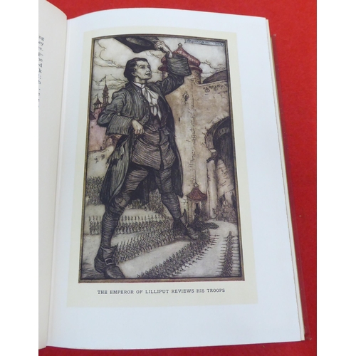 205 - Book: 'Gulliver's Travels' by Jonathan Swift with printed illustrations by Arthur Rackham  1909