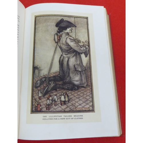 205 - Book: 'Gulliver's Travels' by Jonathan Swift with printed illustrations by Arthur Rackham  1909