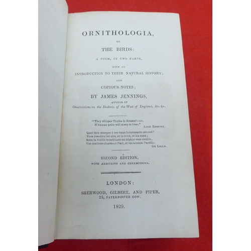 206 - Book: 'The Birds' by James Jennings  Second Edition  1829, in one volumes