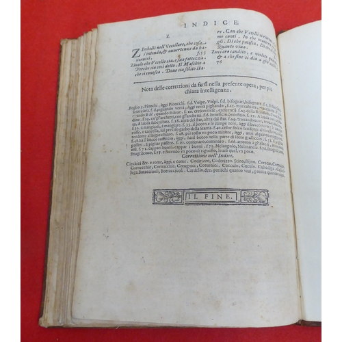 207 - Book: 'Prima Edizone, Pietro Olina, Vccellira, Roma, Andrea Fei'  1622, in one volume