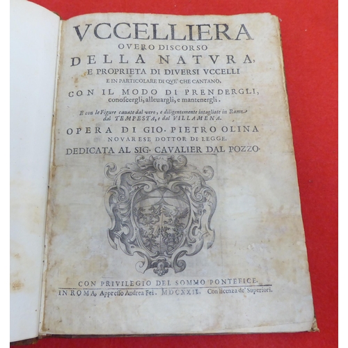 207 - Book: 'Prima Edizone, Pietro Olina, Vccellira, Roma, Andrea Fei'  1622, in one volume