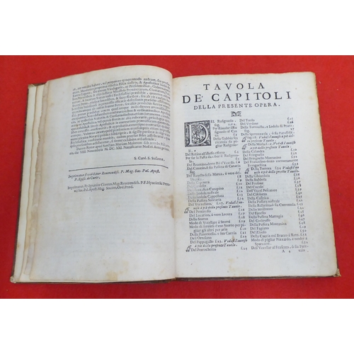 207 - Book: 'Prima Edizone, Pietro Olina, Vccellira, Roma, Andrea Fei'  1622, in one volume