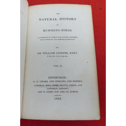 210 - Books, ornithology: 'The Naturalists Library' 'The Natural History of Humming Birds' by Sir William ... 