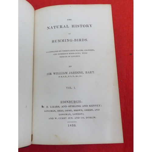 210 - Books, ornithology: 'The Naturalists Library' 'The Natural History of Humming Birds' by Sir William ... 