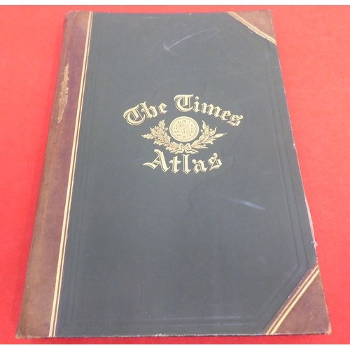 211 - Book: 'The Times Atlas'  1895, in one volume