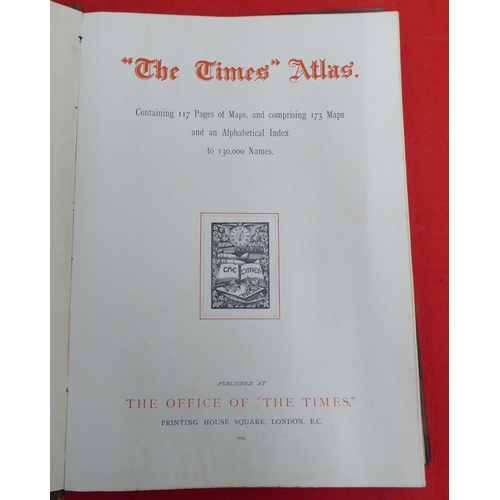 211 - Book: 'The Times Atlas'  1895, in one volume