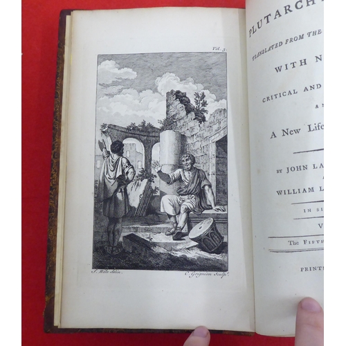 212 - Books: 'Plutarch's Lives' by John Langhorne and William Langhorne, Fifth Edition  printed for C Dill... 