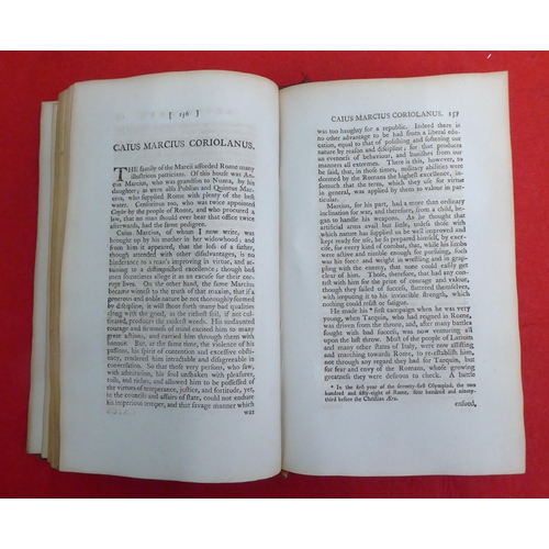 212 - Books: 'Plutarch's Lives' by John Langhorne and William Langhorne, Fifth Edition  printed for C Dill... 