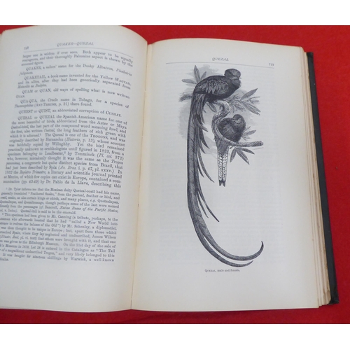 214 - Book: 'A Dictionary of Birds' by Alfred Newton, Assisted by Hans Gadow  1896, in one volume