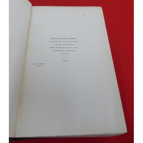 214 - Book: 'A Dictionary of Birds' by Alfred Newton, Assisted by Hans Gadow  1896, in one volume