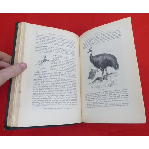 214 - Book: 'A Dictionary of Birds' by Alfred Newton, Assisted by Hans Gadow  1896, in one volume